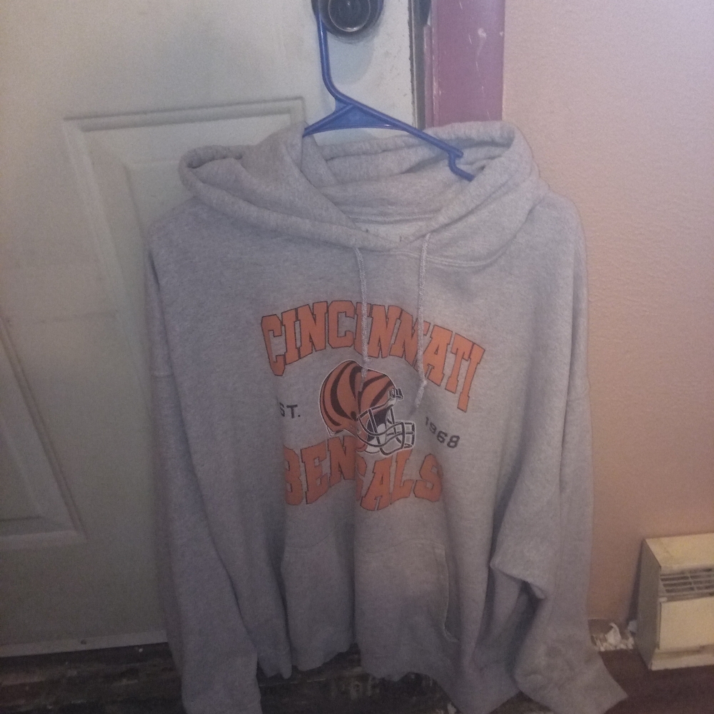 Fanatics Gray Cincinnati Bengals Hoodie